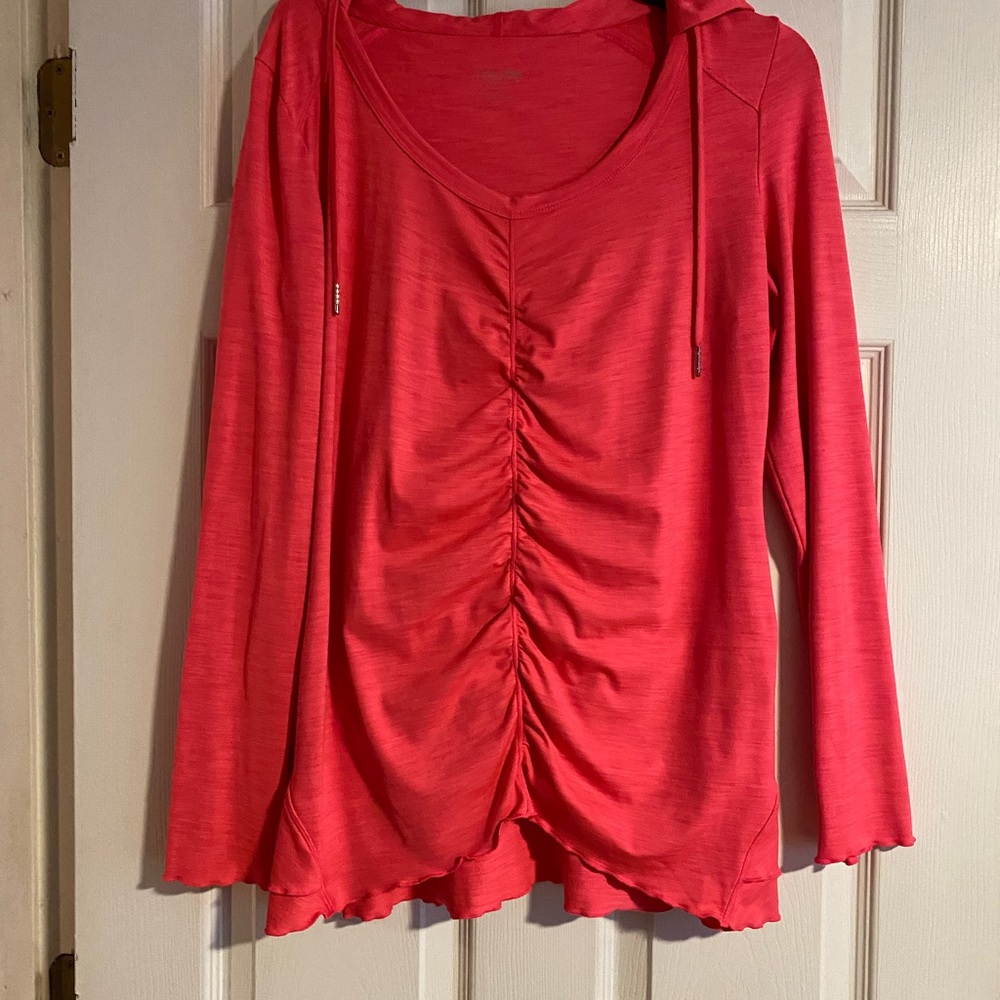 Women's Pink Ruched Top